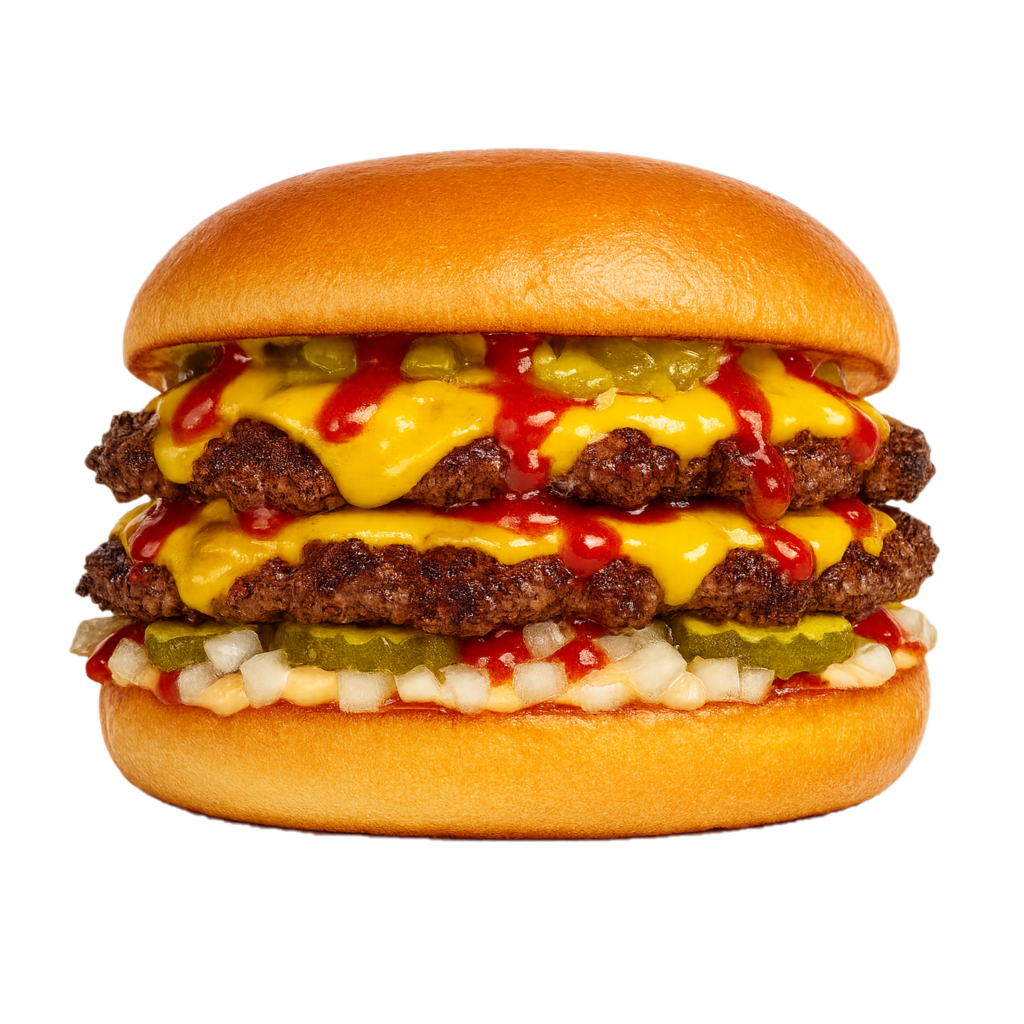 Smashburger met 2 lagen